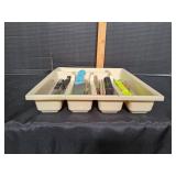 Utensil Tray w/ Steak Knives & More
