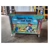 Vtg Raggedy Ann & Andy Push