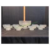 Vtg Indiana Tiara Ponderosa Pine Salad Bowl Set