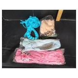 (4) Pendant Jewelry Scarves