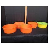 Vtg Tupperware Servalier Canisters
