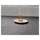 Vtg Solid Brass Dish w/ Arabic Writing