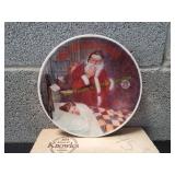 Vtg Norman Rockwell Dear Santy Claus Plate