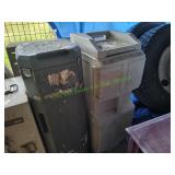 (2) Rolling Display Containers