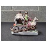 Vtg Porcelain Boudoir Lamp Nightlight