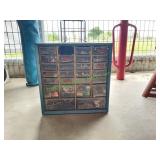 26-Drawer Blue Metal Parts Cabinet