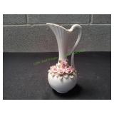 Vtg Arnart Raised Roses Pitcher