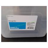 (2) Room Essentials 16qt Storage Box w/ Lids
