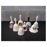 (8) Porcelain Bells