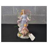 Vtg Montefiori Angel w/ Girl Figurine