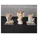 (3) Vtg Angel Figurines