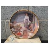 Vtg Norman Rockwell The School Teacher Plate