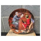 Vtg Norman Rockwell The Professor Plate