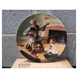 Vtg Norman Rockwell The Banjo Player Plate