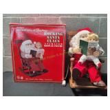 Rocking Santa Claus Animated Display Figure