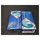 (2)Safety Zone Proguard Blue Nitrite Exam Gloves