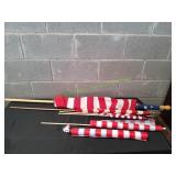 Lot of Small American Flags