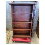 5-Shelf Wooden Bookshelf