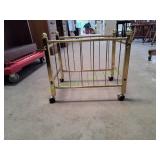 Gold-Tone Metal Magazine Rack