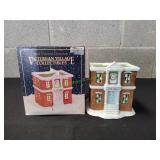 Porcelain Lighted Christmas Village City Hall