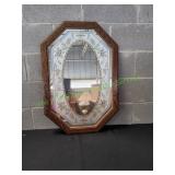 22x32 Framed Beveled Mirror