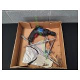 3/8" Corded Electric Drill w/ Anchors