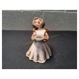 Vtg Christmas & Winter Ceramic Angel Figurine