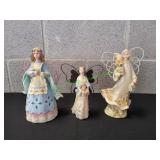 (3) Vtg Angel Figurines