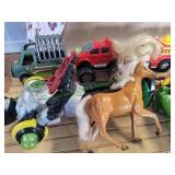 Box of Cars, Action Figures, Toys & More