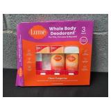 (2) Lume Whole body Deodorant, Clean Tangerine