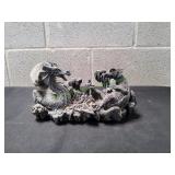 Twin Dragon Statue