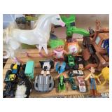 Box of Cars, Action Figures, Toys & More