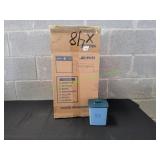 (11) Blue Plastic Tea Canisters w/ Lids