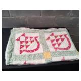 Vtg Handcrafted Quilt