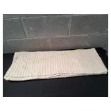 Avocado Knotted Stripe Cotton Throw, 60x70