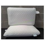 (2) Serenity Memory Foam Cooling Pillows