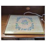Vtg Corning Blue Cornflower Electric Warm-O-Tray