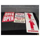 (6) Signs