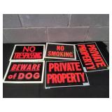 (5) Signs