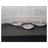 T-fal Ceramic Non-Stick Frypan Set, 3pc