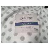 South Point Home Fashions 6pc Queen Sheet Set
