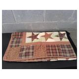 Mayflower Market Quilted Patchwork Brown Throw