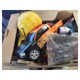 Box of Cars, Action Figures, Toys & More