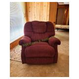 Maroon People Loungers Swivel Rocking Recliner