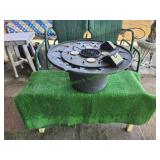 Bird Bath Fountain Base w/ LED Lights