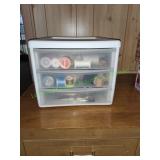 3-Drawer Storage Tower w/ Thread & Scissors