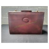 Vtg Leather Attache Case