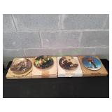 (4) Vtg Decorative Plates
