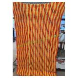 Vtg Crochet Throw Blanket