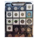 20 Foreign Coins in Coin Sleeves
